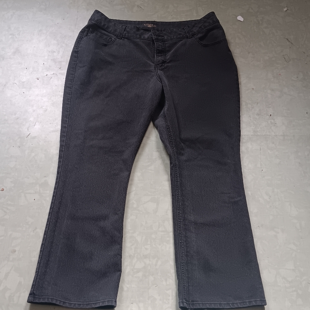 RIDERS BY LEE RHINESTONE WOMEN JEANS SIZE 18 W P